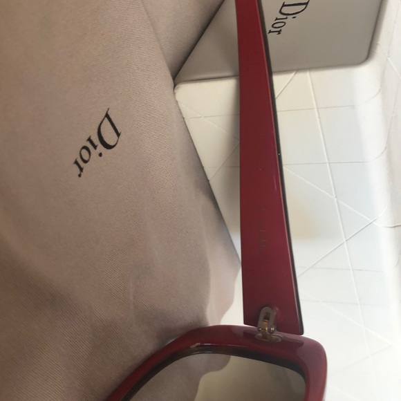 Dior Lady 2 Havana Red / Brown Gradient Sunglasses - Picture 3 of 3